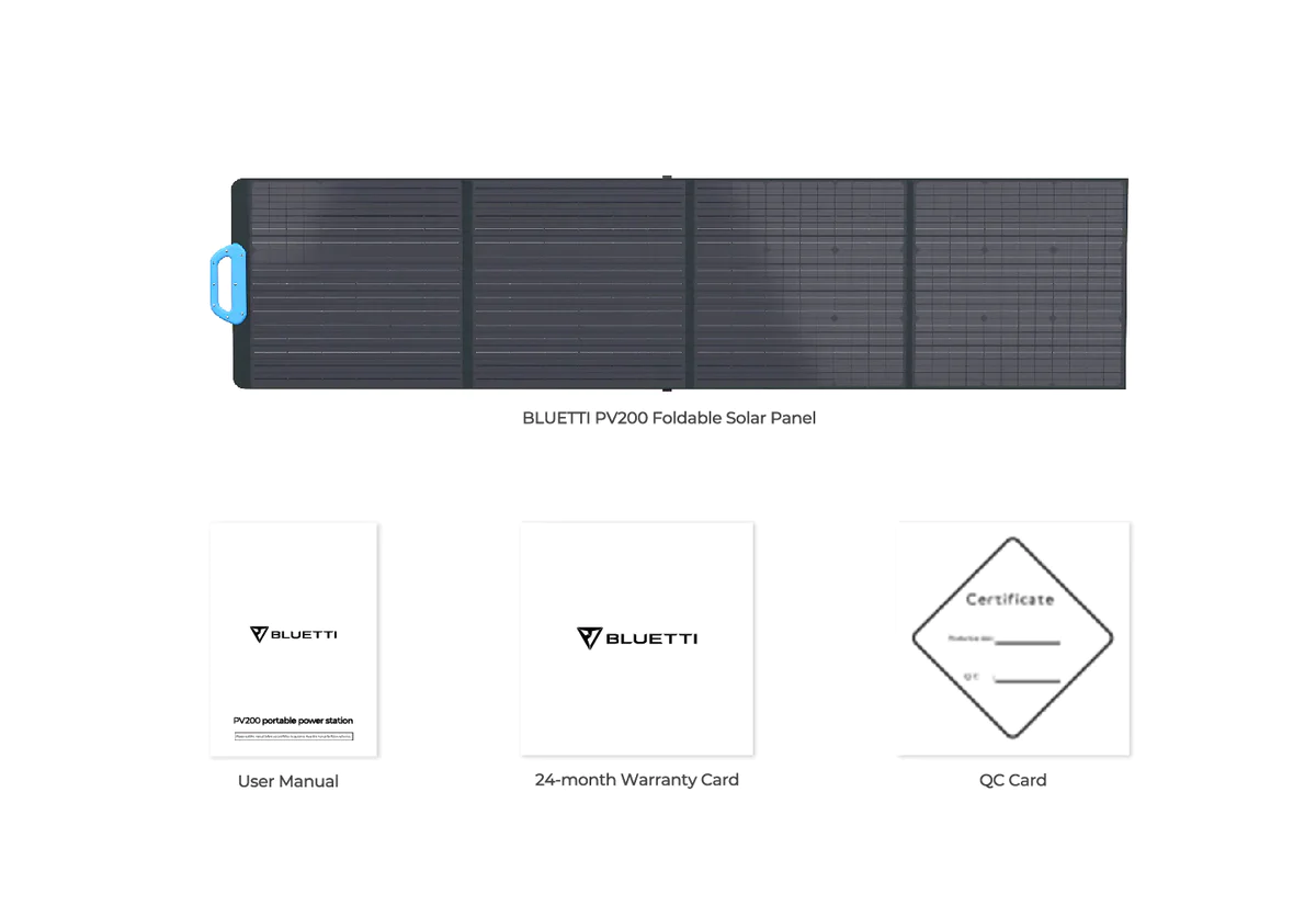 bluetti pv200 in the box